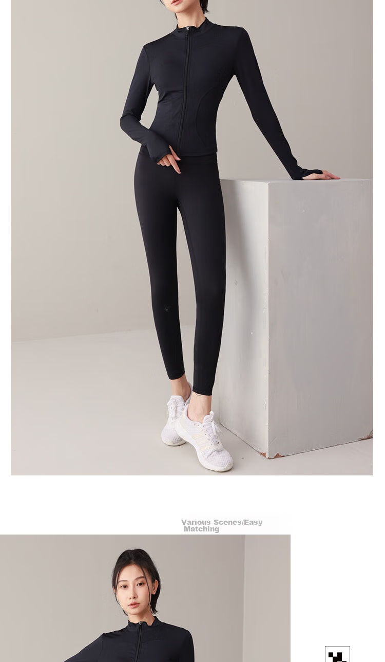 Fandimu Yoga Outfit for Women, Sports Fitness Pilates Slimming Body-Shaping Running Cycling Hiking Badminton Outfit 10