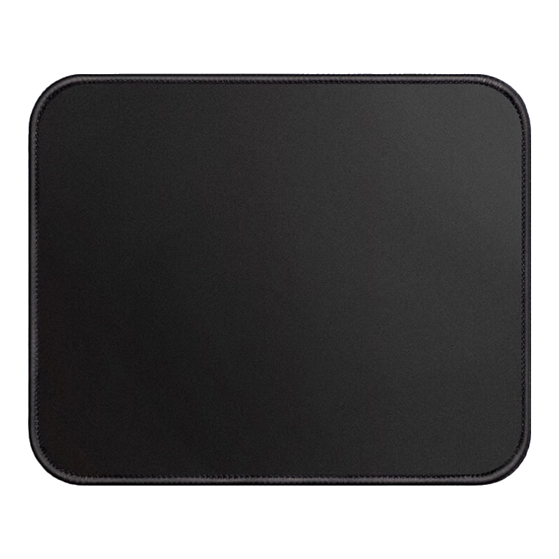 EXCO 10-Pack Thick Pure Black Mouse Pad, Small Portable Office Desk Pad, Lock Edge, Jing Game E-Sports Laptop Self-Locking Pad Wholesale, Add-On Item 0279