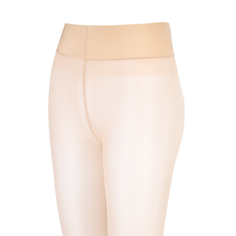 Limerence M [Dark Night] Stockings 18D Matte Seamless Silky Sexy Pantyhose, Black (High-Waist Seamless), Size L