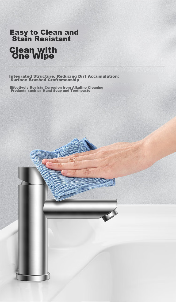 VATTI Basin Faucet, Washbasin, Face Basin, Bathroom Sink, Hot And Cold Stainless Steel Mechanical Arm, Swivel Rotatio 17