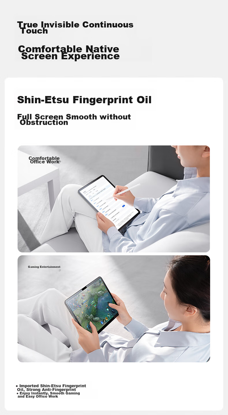 Shanmo Tempered Glass Screen Protector for IPad Pro 25/24 Inch [Automatic Dust Removal Quick Installation Box] Protective Film HD Tablet Screen Protector Full Coverage Shatterproof Anti-Fingerprint Ultra-Thi 10
