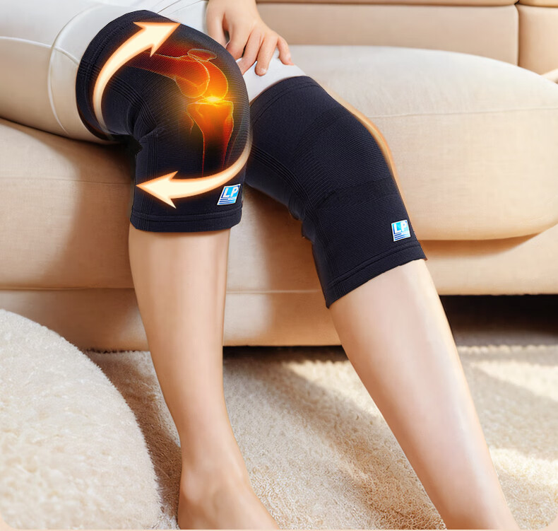 LP 1627CK Sports Thermal Knee Pads with Graphene Heat Storage And Temperature Lock, Meniscus Protection for Cold Legs, Unisex Size L 6
