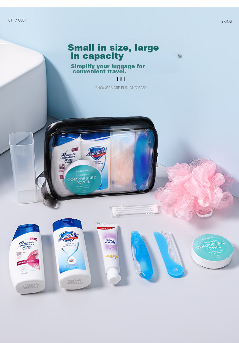 Etravel Travel Toiletry Set [12 Pieces] Business Trip Toiletry Kit for Men And Women, Including Shampoo, Shower Gel, And Toiletry Cup 5
