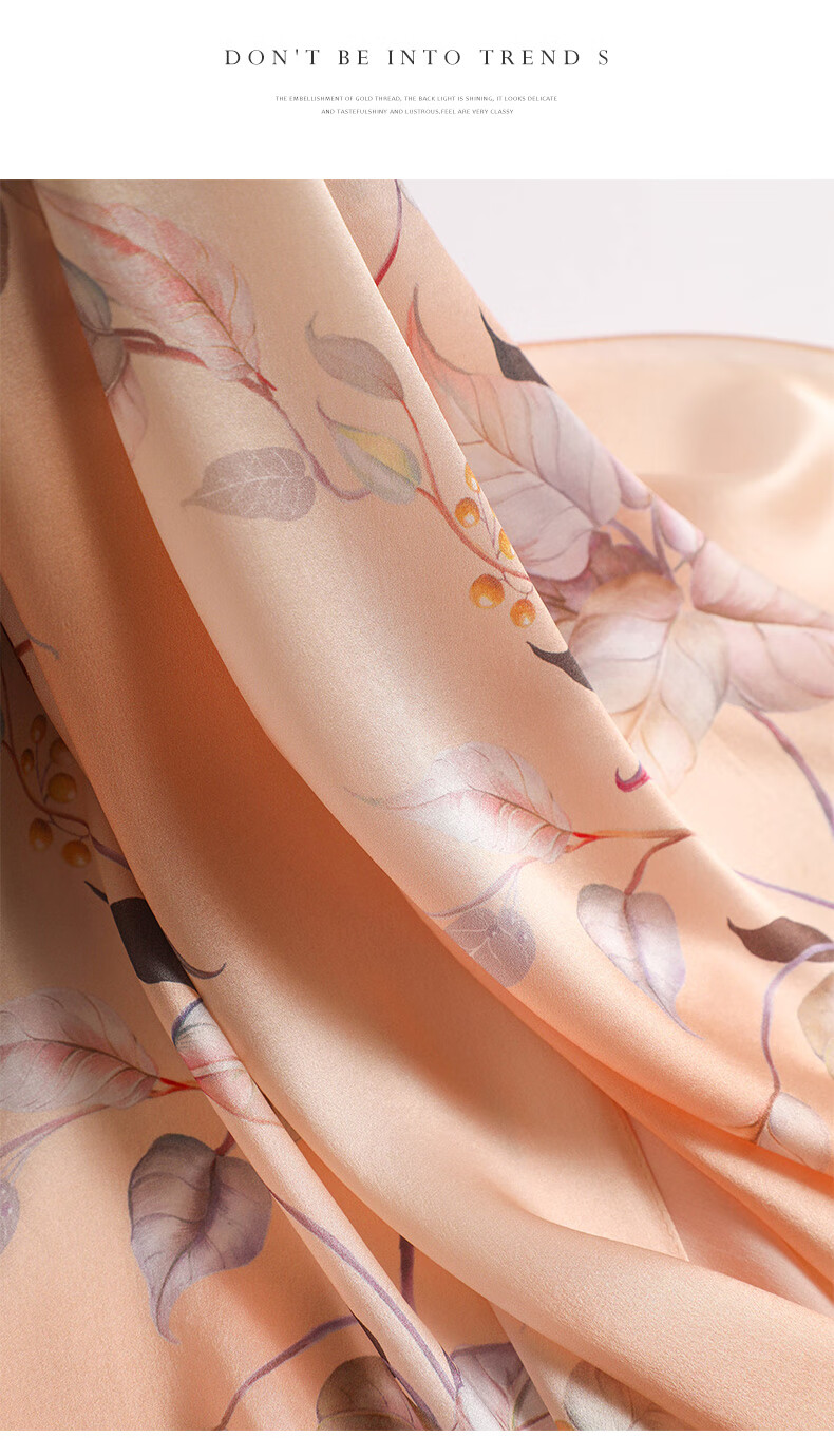 Hangsifu Silk Scarf Shawl Wrap, Autumn And Winter Neck Protection Cloak, Mother's Birthday Gift Box 16