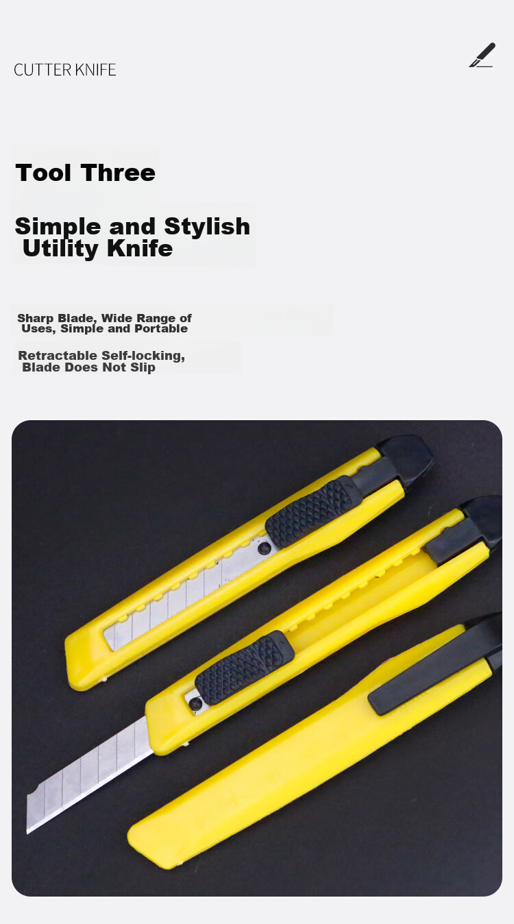 Qinghua Glass Film Application Tool Set: Spray Bottle, Squeegee, Utility Knife - Three-Piece Set 5