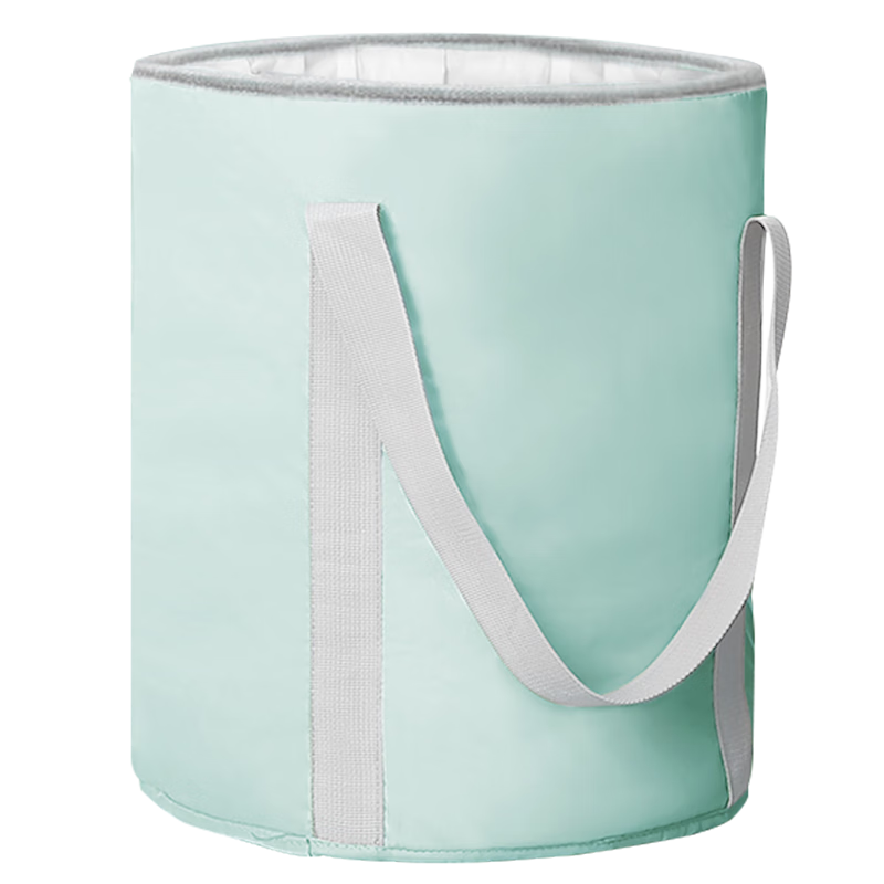 NOLANSEND Foldable Foot Soaking Bucket, Thick Insulated Deep Tub for Foot Washing, Portable Calf-Length Foot Bath Basi