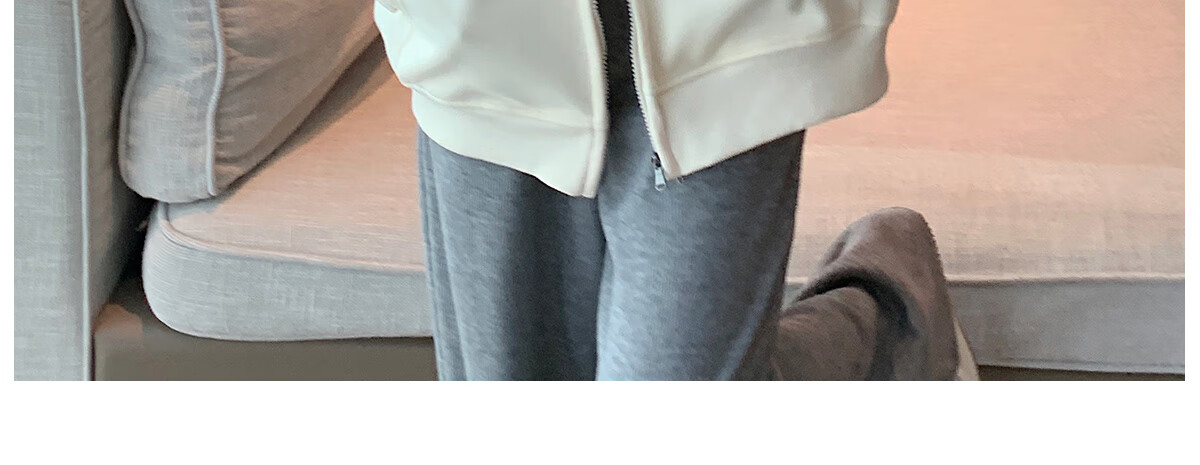 Halo Queen Women's Sweatshirt Jacket with Fashionable Letter Print, Casual Comfortable Loose-Fitting Student Sweatshirt H13KF2141 27
