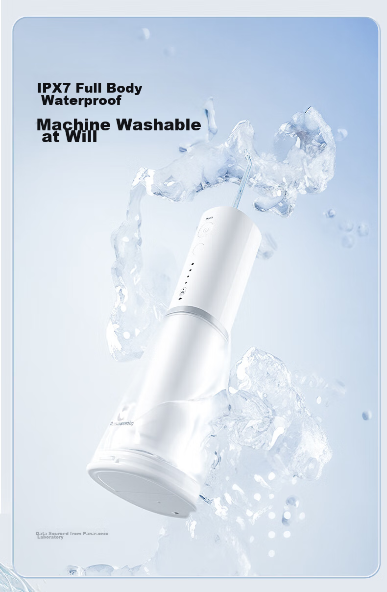 Panasonic Oral Irrigator Xiaobaita 2.0, Practical Ultrasonic Cleaning Device for Adults And Children, Water Flosser, Tartar Remover, Birthday And Holiday Gift for Men And Women, EW1520 19