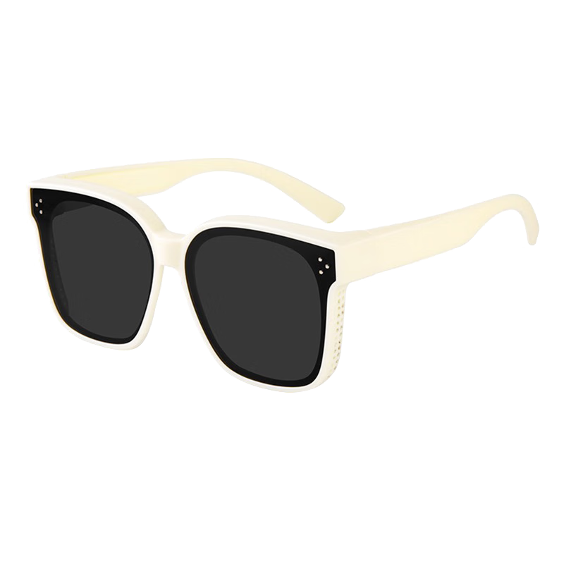 LESCA LUNETIER Clip-On Sunglasses for Nearsightedness, Polarized UV Protection Sunglasses for Men And Women, Driving Sun Protection with Prescription Lenses