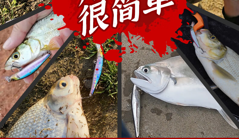 Guowangliya Lure Fishing Bait, Invisible Sinking Minnow Lure, Long-Distance Casting, Wiggling And Sinking, for Sea Bass, Perch Fish And Bass 7