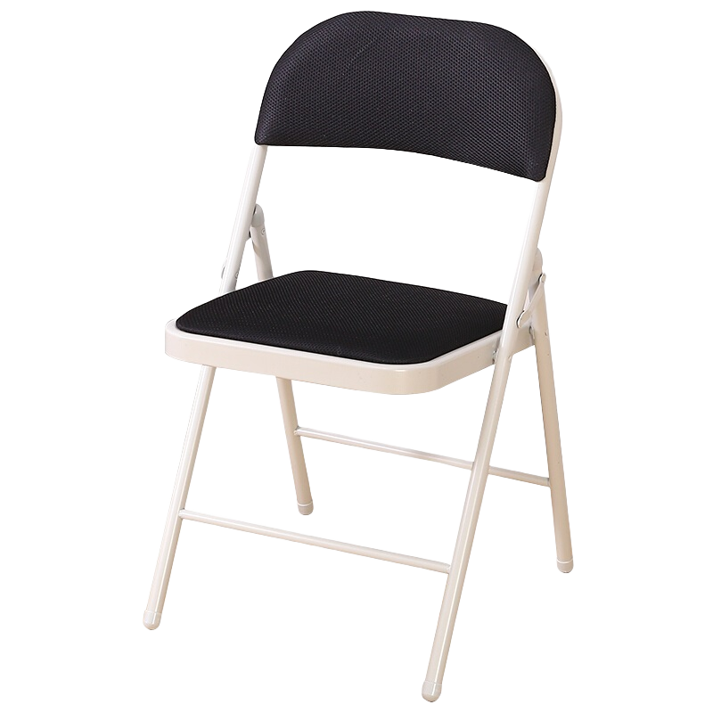 XINGKAI Folding Chair, Office Chair, Conference Chair, Computer Chair with Backrest, Study Chair XK1022 Black Mesh