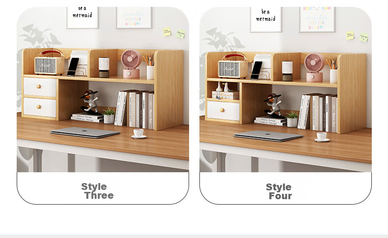 Quanpinwu Desktop Bookshelf, Storage Rack, Office File Organizer, Simple Study Desk Book Holder 11