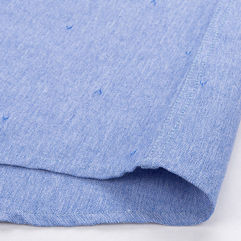 FIRS Long-Sleeve Shirt for Men, Autumn Business Casual Formal Wear, Style 7188-2 Blue (Long Sleeve), Size 38