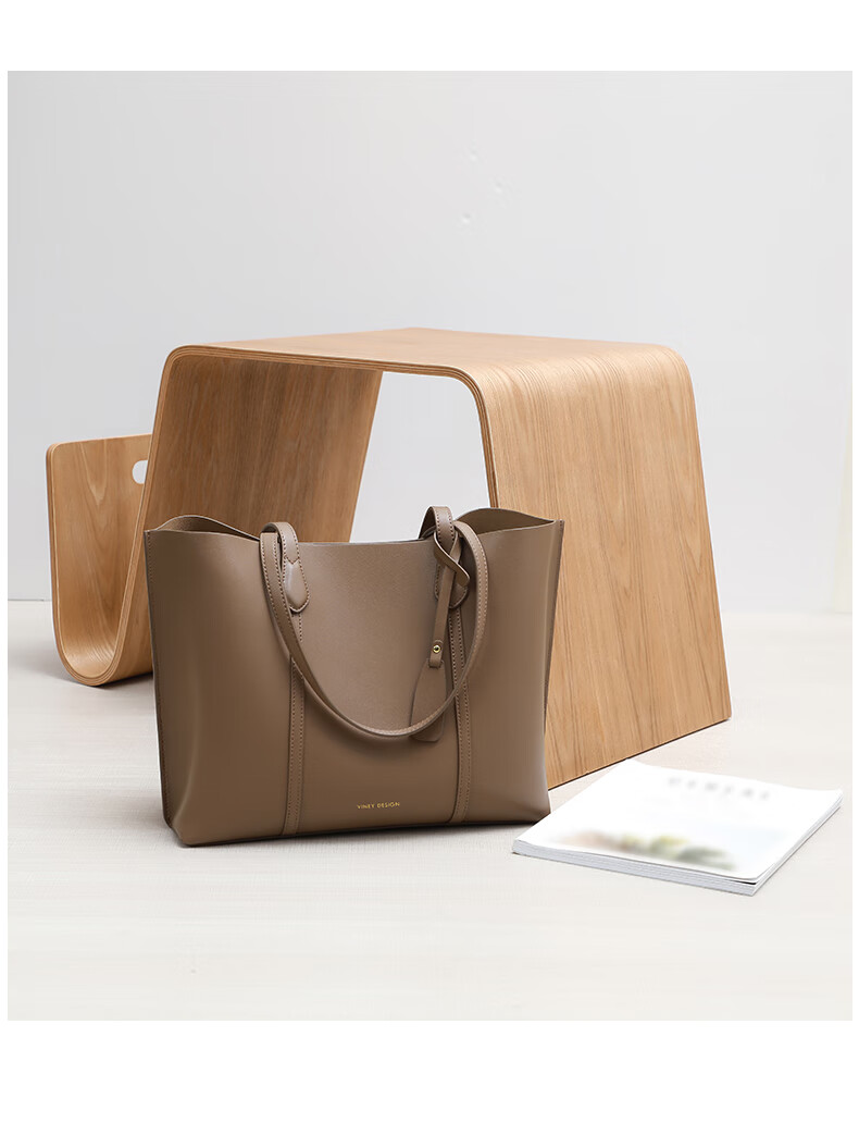 Viney Leather Handbag, Large Capacity Tote Bag for Women, Shoulder Bag And Handbag, Practical Birthday And Mother's Day Gift for Mom 24