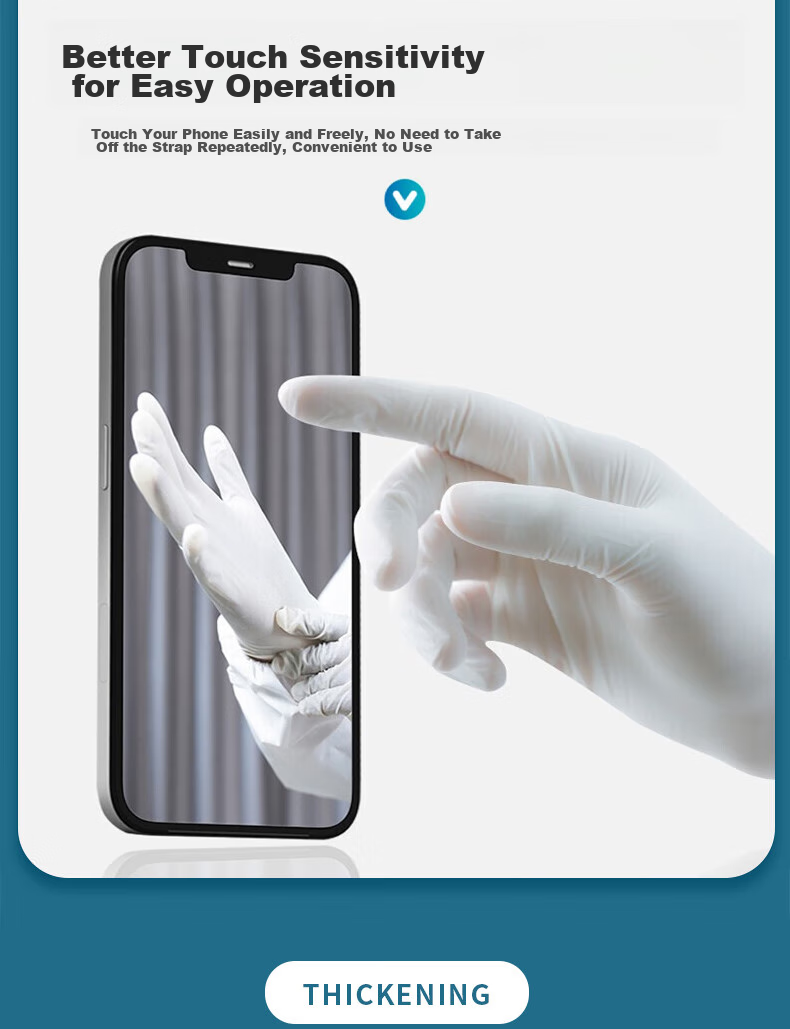 INTCO Disposable Gloves, Nitrile Gloves, 30 Pieces, Large Size, Food-Grade Rubber, Extended Length, for Household Chores, Kitchen, Dishwashing, Nitrile Gloves 6