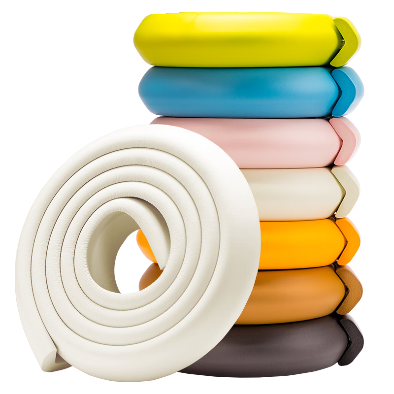 Babyprints Child Safety Edge Guards, Baby Furniture Corner Protectors, Baby Anti-Collision Wall Edge Protectors, 6 Meters White