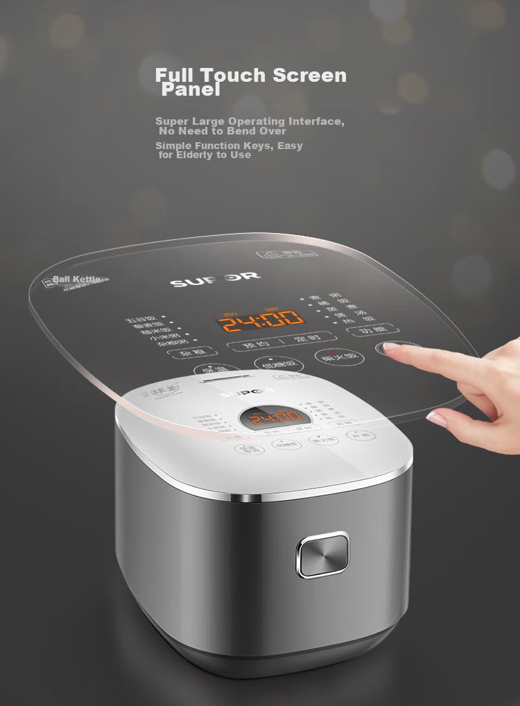 SUPOR ZMD Anxin Series, Home Use 4L Multifunctional Ball Pot Inner Liner with Timer And Smart Firewood Rice Function, Electric Rice Cooker SF40HC66 8