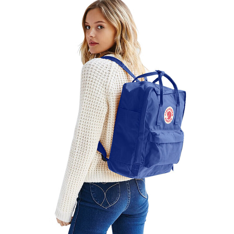 FJALLRAVEN Kanken Backpack Men Casual Large Capacity School Bag Women 23510-550 Black 16L Back to School Gift
