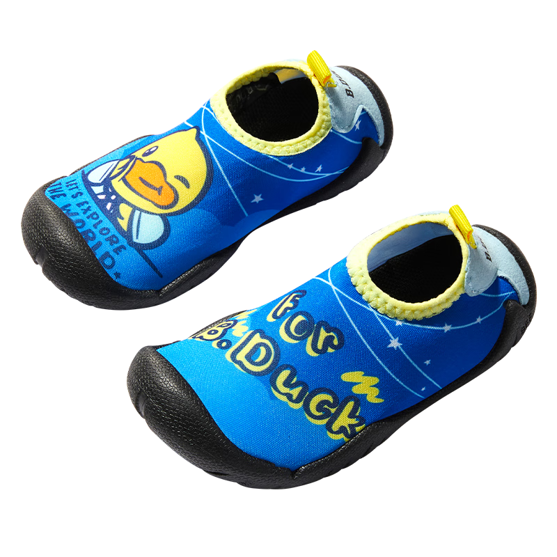 B.Duck Children's Beach Sandals for Boys And Girls, Swimming Shoes, Non-Slip, Breathable, Anti-Puncture Outdoor River Tracing Shoes