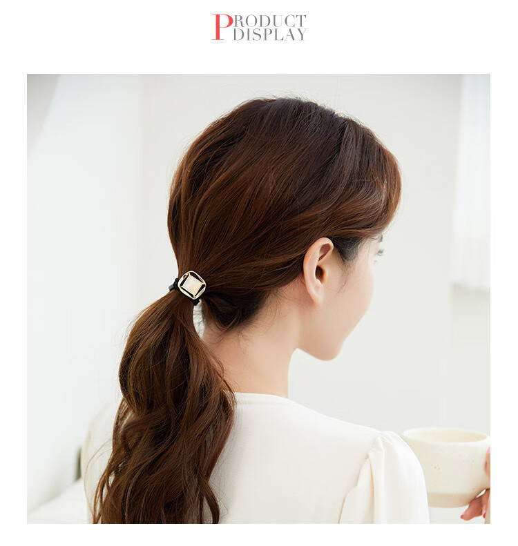 CHIMERA Rhinestone Hair Tie, High Elasticity Butterfly Band, Bun Maker, Hair Rope for Women, Mid-Autumn Festival Gift 6