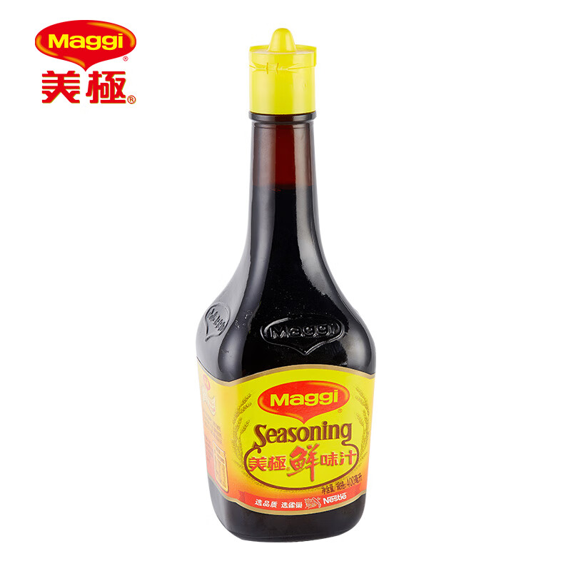 美极（Maggi）鲜味汁 小麦原料炒菜蘸料调味汁 400ml 雀巢出品