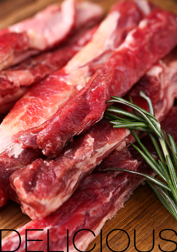 brimecut原切牛肋条段900g袋牛肉块炖煮烧烤肉香煎bbq生鲜食材