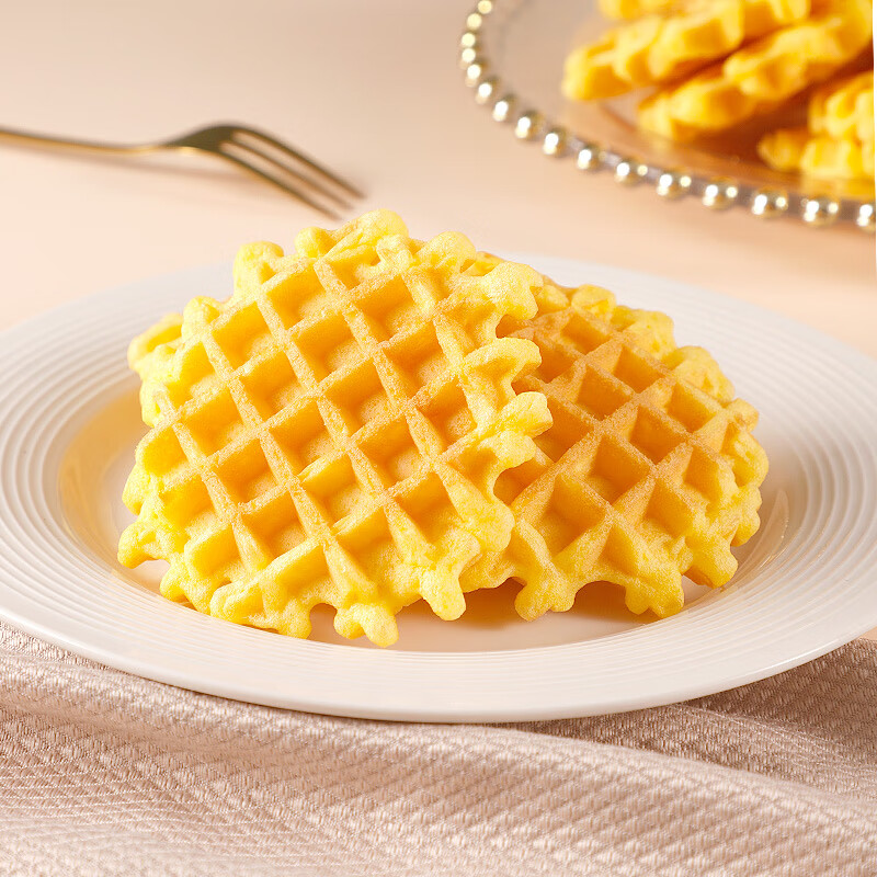 丹夫华夫饼原味540g蛋糕下午茶配点心零食健康独立装送长辈早餐面包茶