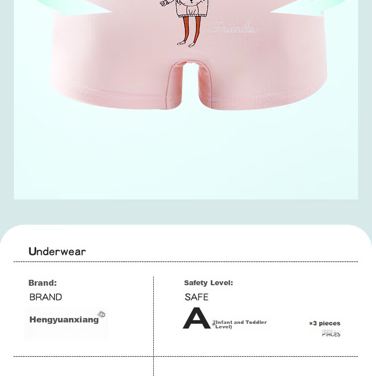 Hengyuanxiang Summer Children's Underwear, Modal Girls' Panties, Silk-Like Thin Boy Shorts, Kids' Boxer Briefs, Size 150 7