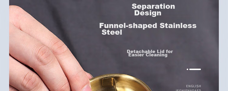 Jidukongjian Thickened Windproof And Ash-Proof Stainless Steel Ashtray, Home Office Desk Decoration, Dark Gree 11