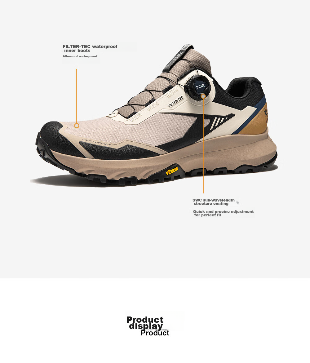 KAILAS Bucang BOA Low-Top Waterproof Running Hiking Shoes, Lightweight Non-Slip Shock-Absorbing Outdoor Mountaineering Shoes for Wome 6