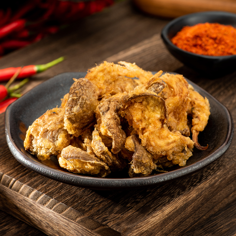 美好 酥炸平菇2斤装1kg 预制菜快手菜半成品菜油炸小吃 空气炸锅食材