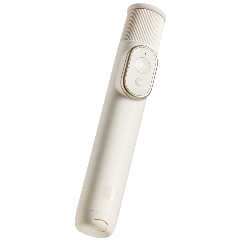 MI Mini Selfie Stick with Bracket, Milk Tea White, Detachable Remote Control, Selfie Stick Tripod Two-In Compatible with MI 15/Redmi/Xiaomi Phones