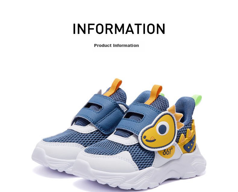 361° Children's Shoes, Toddler Walking Shoes for Spring, Boys And Girls Aged 1-3, Cartoon Baby Shoes, Black, Size 26 53