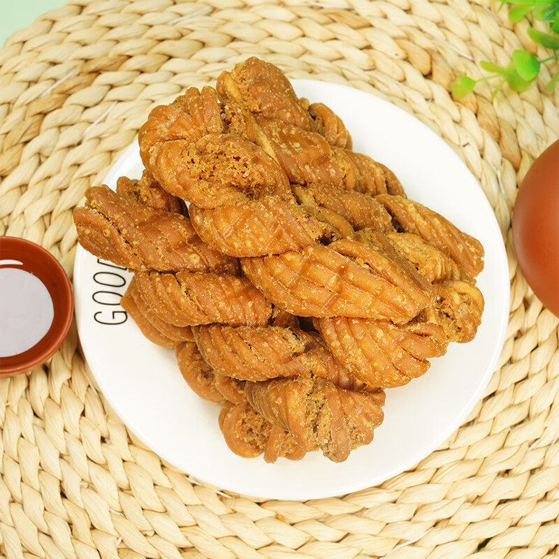 津顺祥 天津特产夹馅大麻花（多口味混装）400g/袋