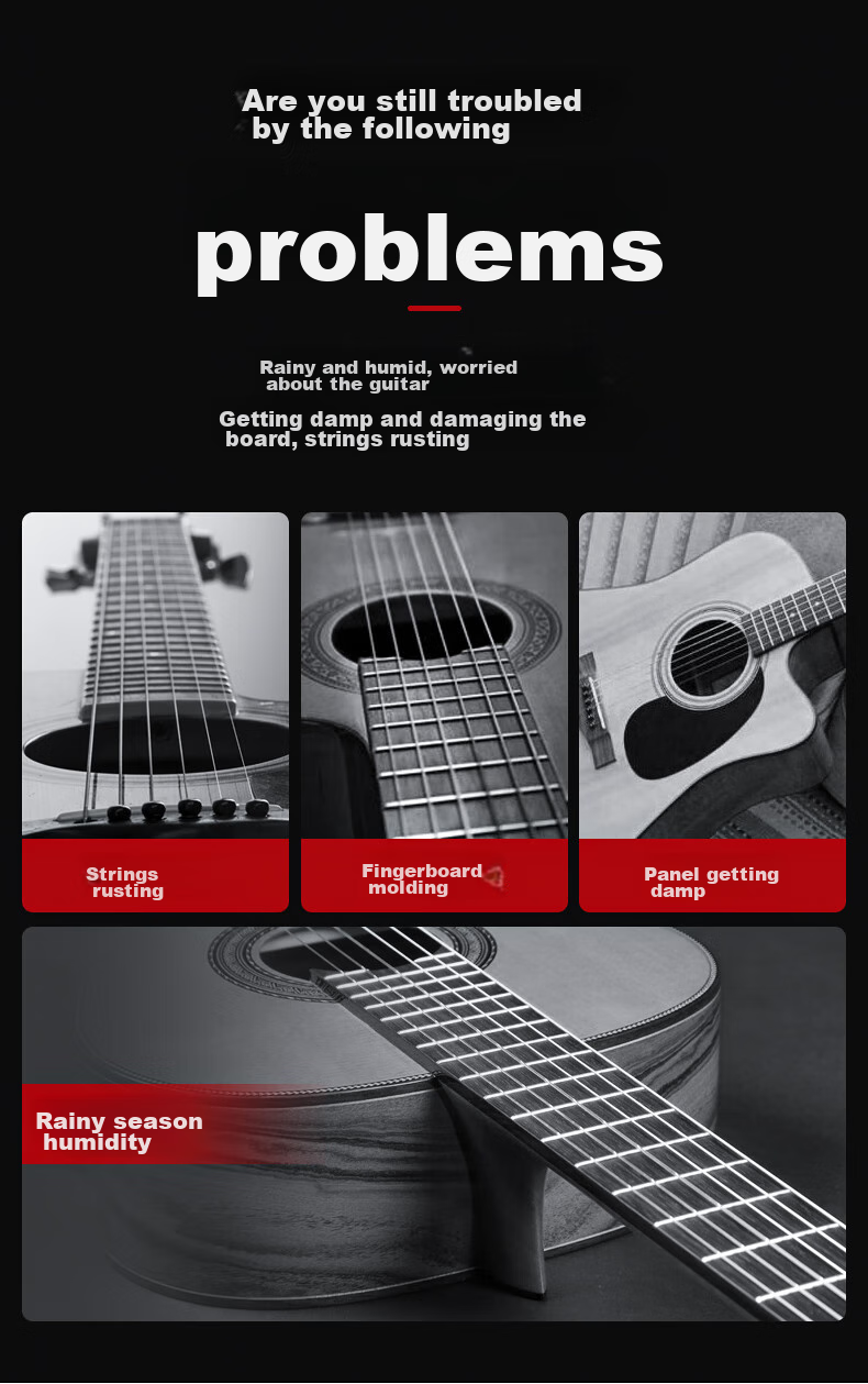 Maneryuepu Guitar Desiccant, Piano Ukulele Violin Dehumidifier, Guzheng Wooden Instrument Dehumidifying Pack 3