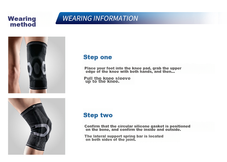 LP Sports Knee Brace with Double Spring Support for Basketball, Badminton, Running, Outdoor Protection Equipment Jingrui 170xt Black S 10