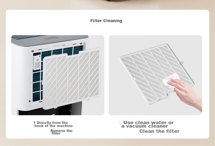 JD Original Dehumidifier for Home Use, 40L/day Dehumidification Capacity, for Basement, Bedroom, Duplex Villa, Commercial And Industrial Use, Moisture Removal, Mold Prevention, Quiet Clothes Dryer 27