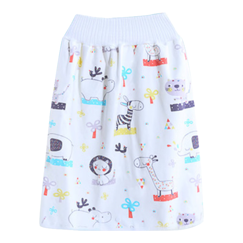 9I9 Baby Diaper Pad, Pure Cotton, Washable, Waterproof Skirt, High-Waist Breathable Diapers, Leak-Proof Pads, 378
