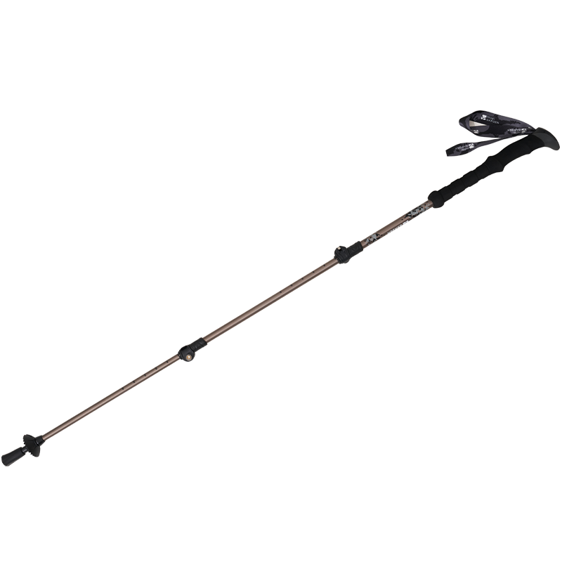 MOBIGARDEN Trekking Pole, Outdoor Camping Lightweight Three-Section Telescopic Aluminum Alloy Hiking Pole, NX23667002, Sand White