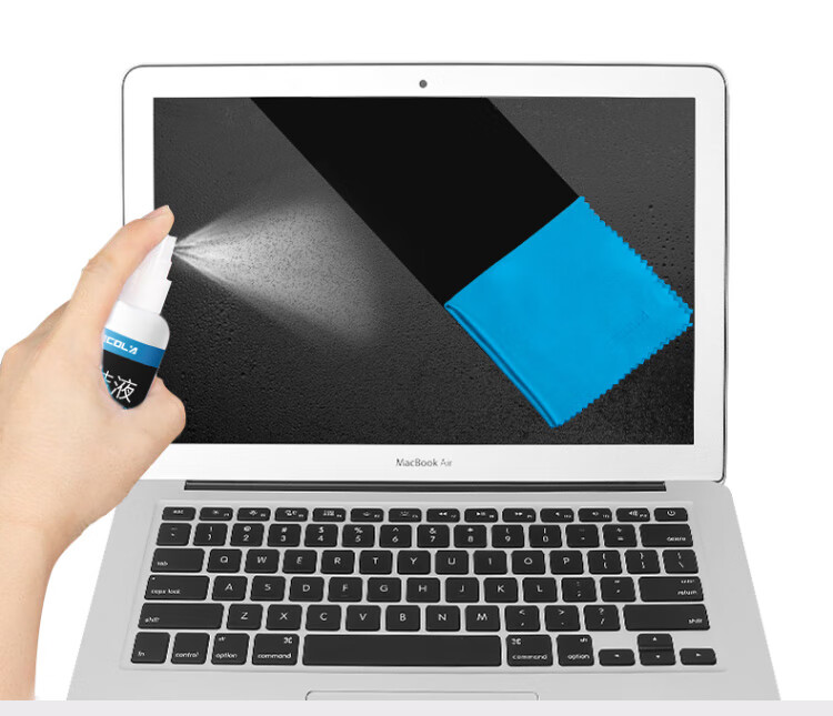 ECOLA Screen Cleaning Cloth, Laptop Phone Camera Lens TV LCD Display Cleaning Cloth Tool, Suede, Chamois Cloth CD-CCT02 7