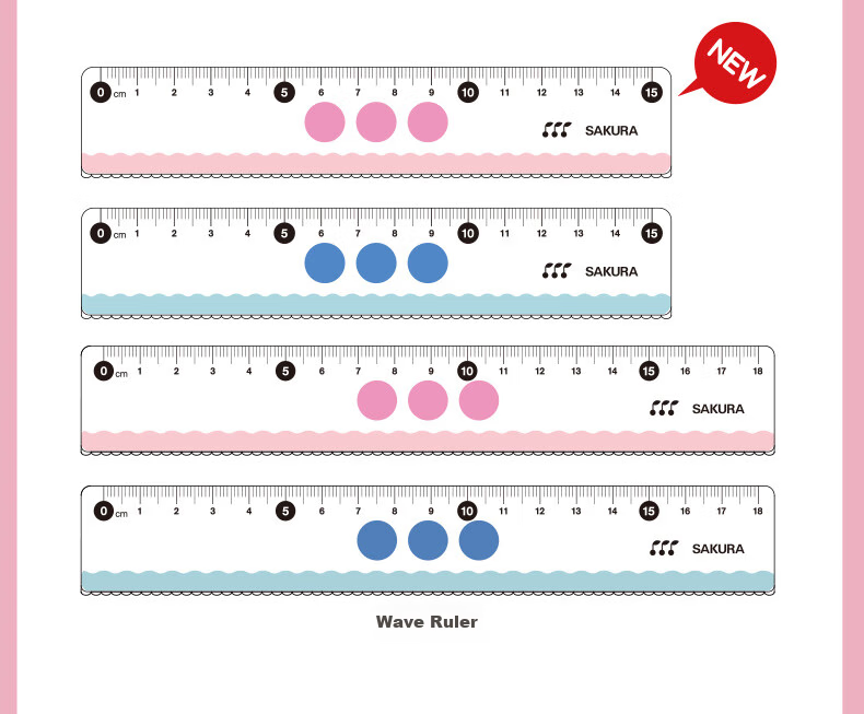SAKURA Student Triangle Ruler Set of 2 Pieces, Suitable for College Entrance Exams, High School Exams, And Daily Study, Universal Triangle Ruler Set 3