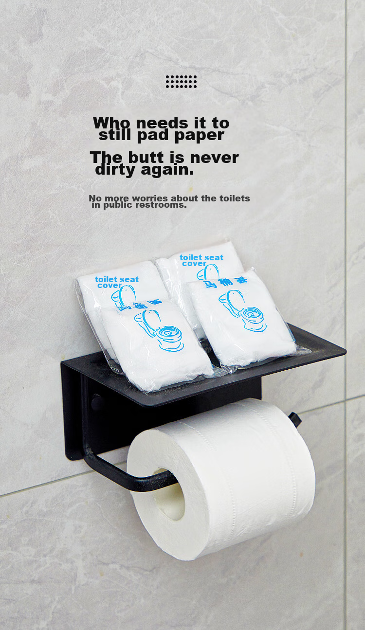 YOUAO Disposable Toilet Seat Covers, Extra Thick And Large, Individually Wrapped, 50 Pieces, Waterproof Non-Woven Paper Seat Protectors for Postpartum Wome 10