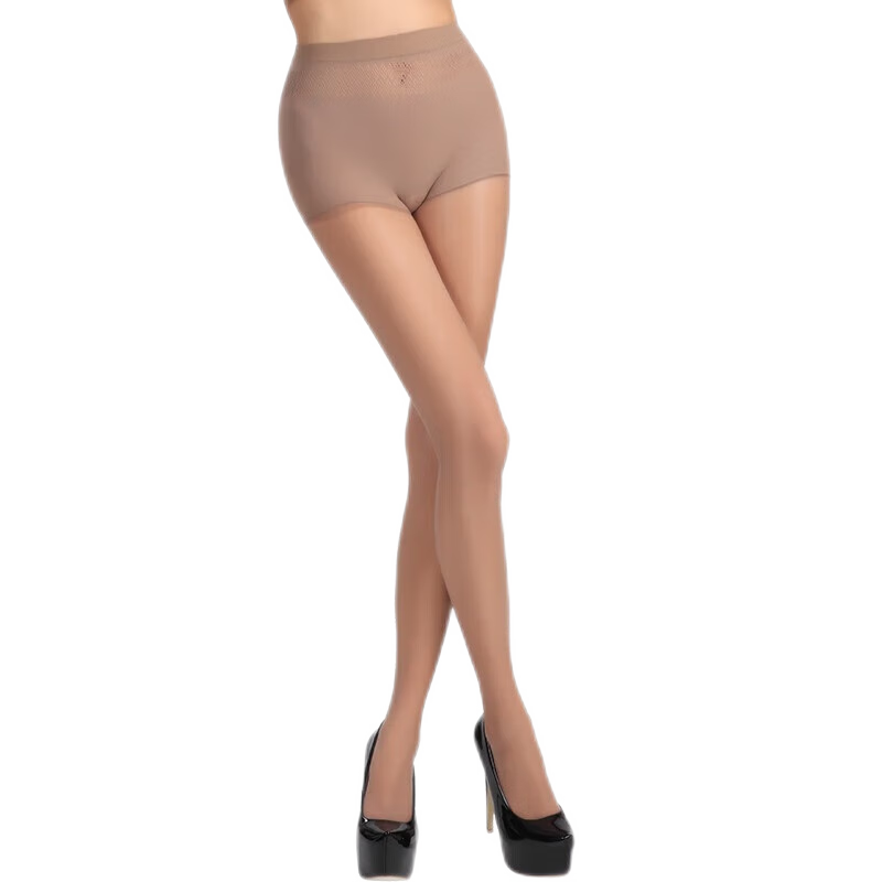 Afandi Women's Silk Stockings Pantyhose Ultra-Thin 1D German Ice Silk Face Mask High-Elastic Seamless Safety Crotch Anti-Exposure Base Layer Stockings