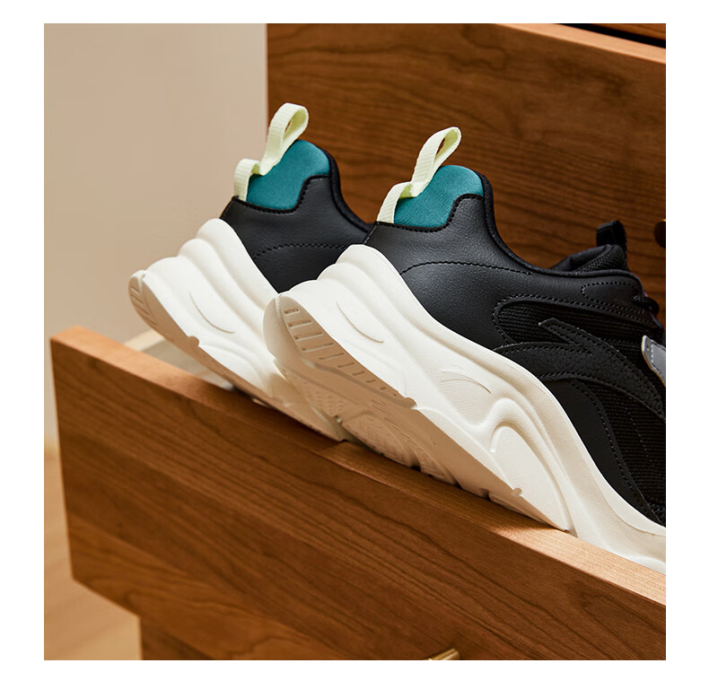 Anta Little Millennium Men's Casual Shoes Summer Mesh Breathable Thick Sole Height Increasing Commuter Dad Running Sports Shoes 20