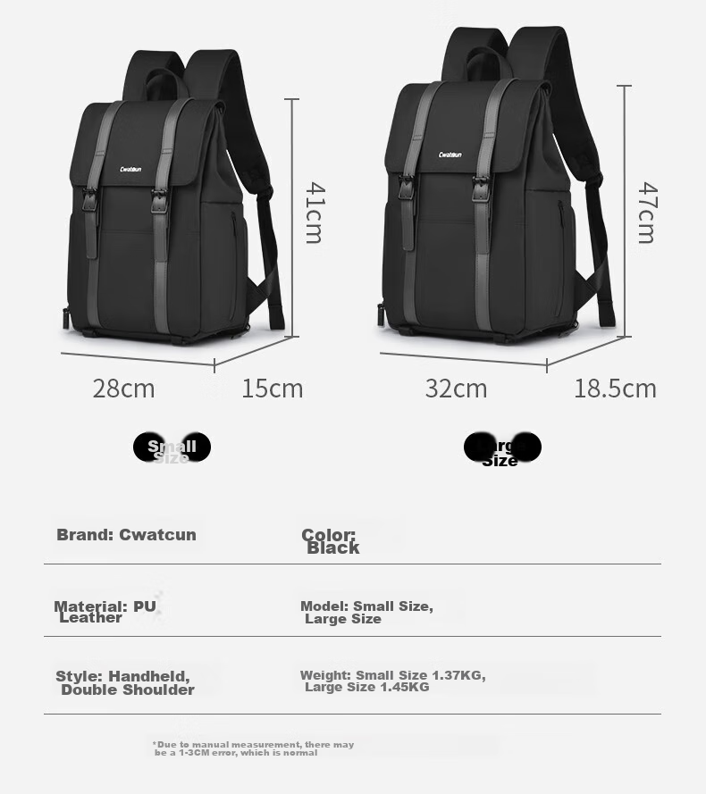 CWATCUN Camera Backpack, Casual Commuter Anti-Collision Photography Bag, Compatible with Fuji, Sony, Canon, Stylish Backpack Suitable for Men And Wome 12