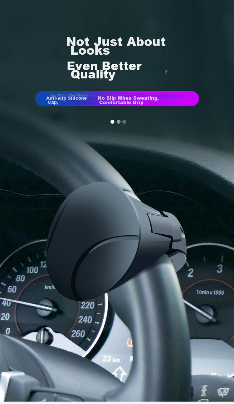 Huashi Steering Wheel Power Assist Ball, Universal Car Driving Aid, Multifunctional One-Handed Steering, Labor-Saving Auxiliary Driving 9