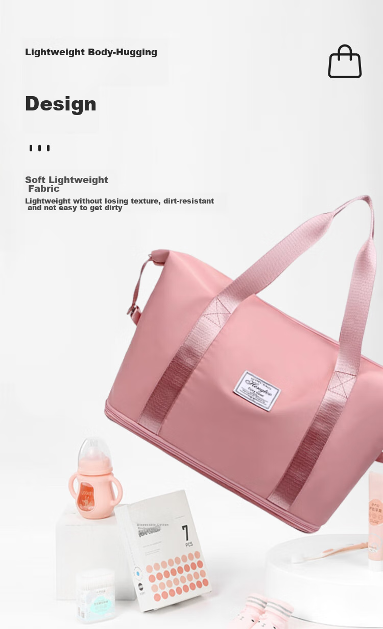 Aibaoshi Maternity Hospital Bag, Large Capacity Luggage for New Mothers, Postpartum Storage Bag, Hospital Admission Handbag, Beige M398 7