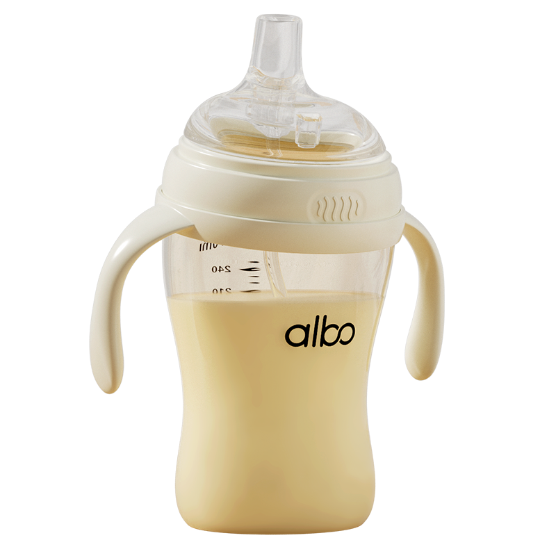 Albo Duck Cup for Babies 6 Months And Above, Sippy Cup with Straw for Infants, Children's Water Bottle BZ347