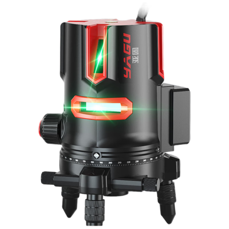 Yagu 2-Line Infrared Green Laser Level High-Precision Strong Light Fine Line Outdoor Auto Leveling Line Laser Tool