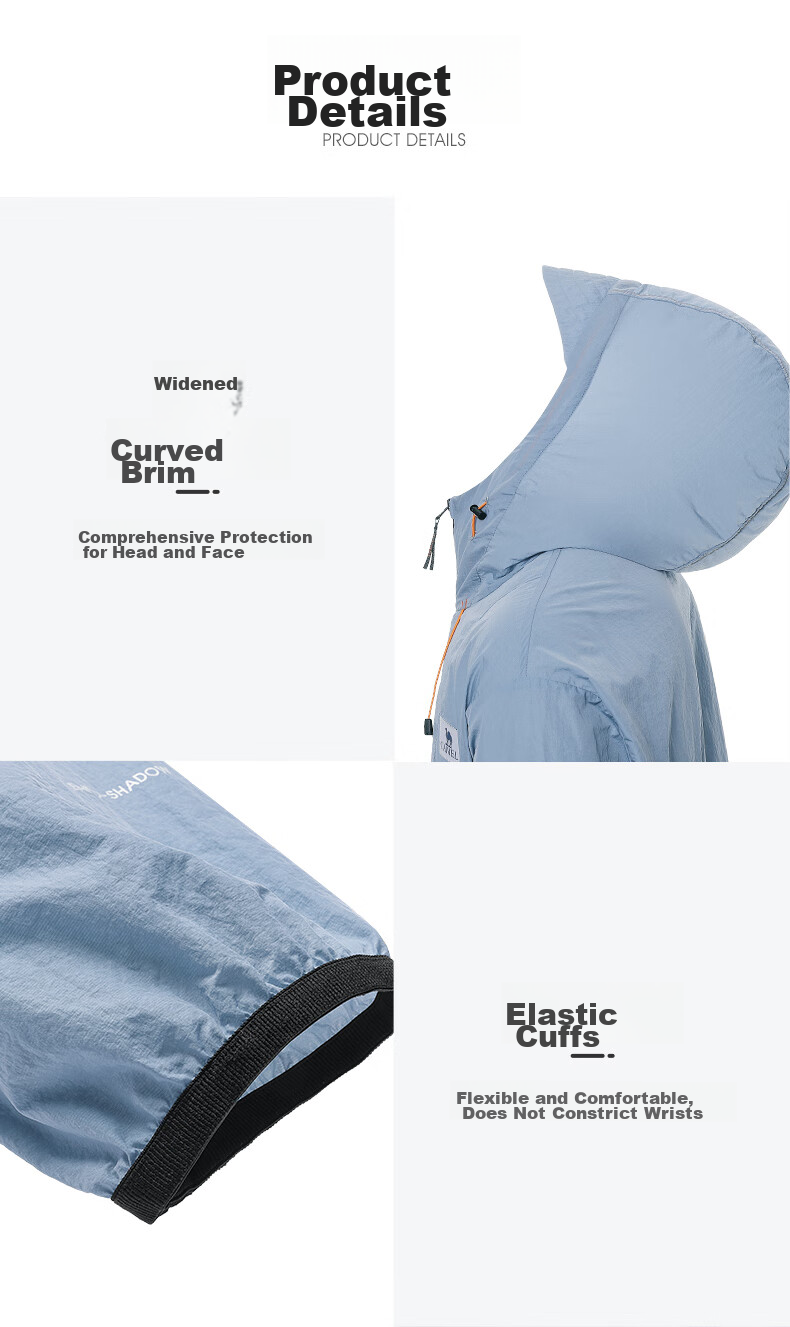 CAMEL Outdoor Sun Protection Jacket Spring Summer Unisex UPF50 Cooling Breathable Skin Jacket A33BATR139 15